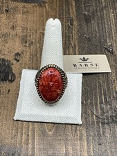 Barse Genevieve Statement Ring- Sponge Coral- Bronze- 11-NWT