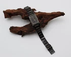 Vtg Seiko 1983 "Seagull" Black Gold Tone Tank Watch 2A32-5059 NEW BATTERY