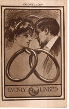 ANTIQUE Postcard     LOVE & ROMANCE  -     EV...