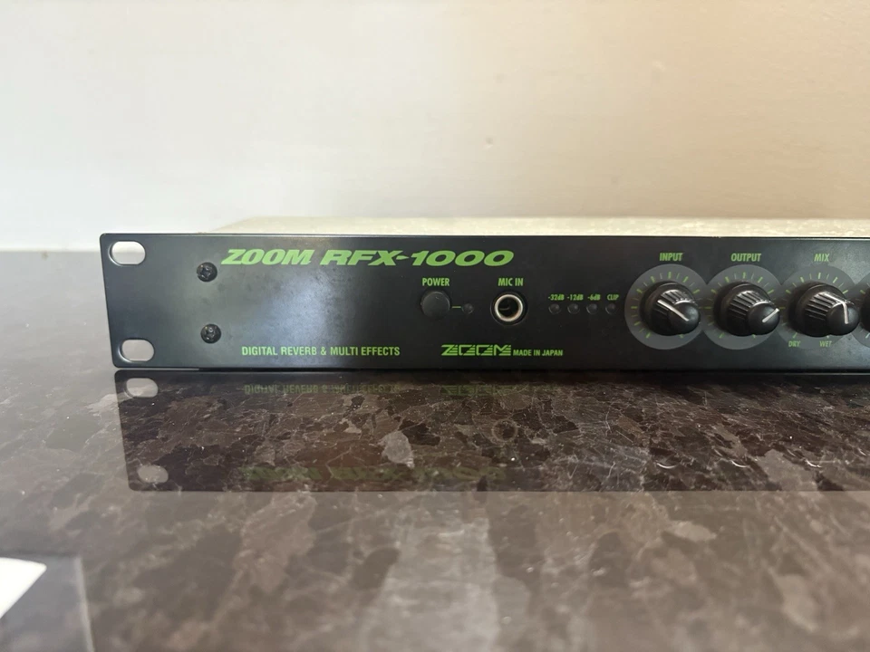 Zoom RFX-1000 RFX1000 Digital Reverb & Multi Effects w/ Power supply(100V) - Image 2 of 4