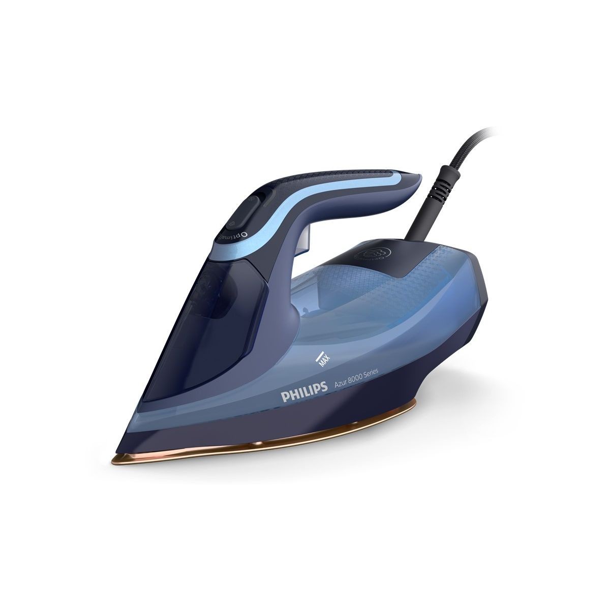 Fer à vapeur Philips DST8020/20 bleu d'une puissance de 3000W pour défroisser le linge