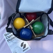 Sportcraft Bocce Ball Game with Pallino, Instructions And Carry Bag