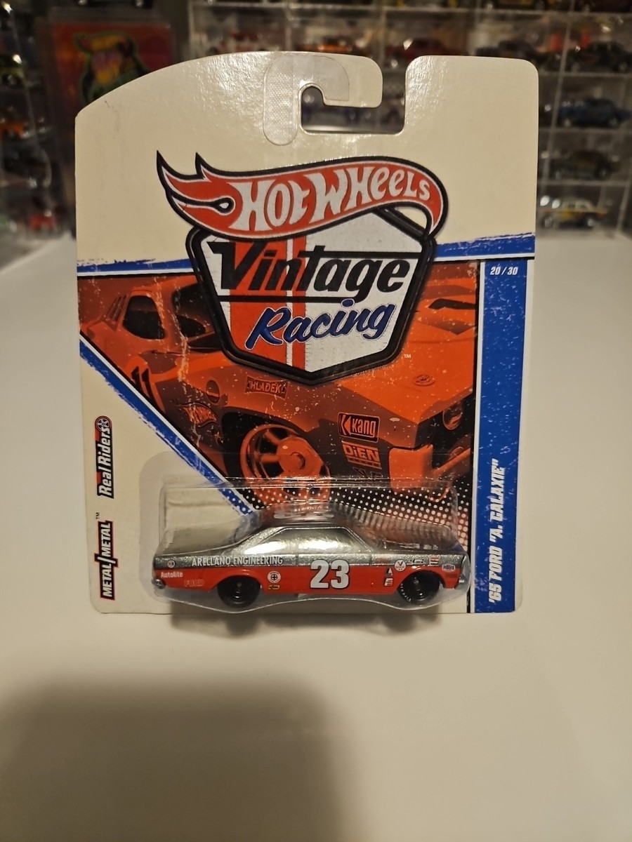 Hot Wheels Vintage Racing '65 Ford “A” Galaxie Metal Real Riders