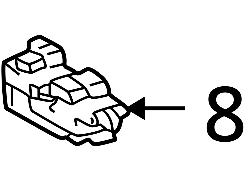 8404060091 Interruptor regulador ventana eléctrica Toyota Land Cruiser Lexus LX470 NUEVO OEM Foto 3 de 3