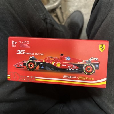 Burago 1:43 SFR Ferrari SF-24 w/helmet (2024), Leclerc #16