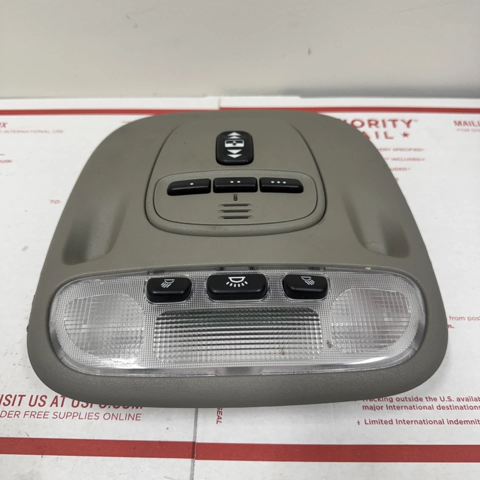 Luces interiores interruptor de ventilación techo corredizo consola superior OEM Jaguar X-Type 2001-2008 Foto 2 de 4