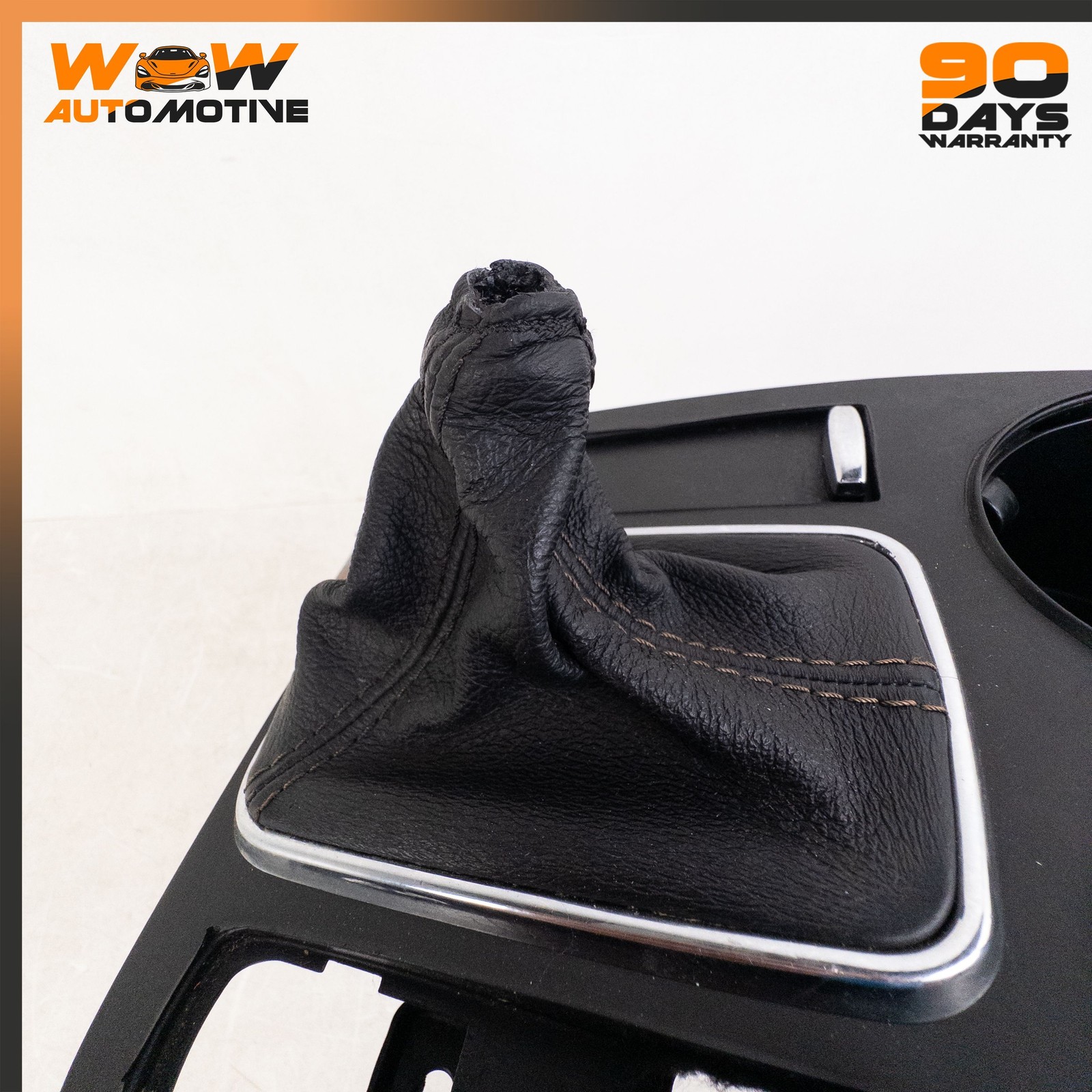 08-19 MASERATI GRANTURISMO CENTER CONSOLE SHIFT KNOB BOOT TRIM COVER ASSEMBLY OE