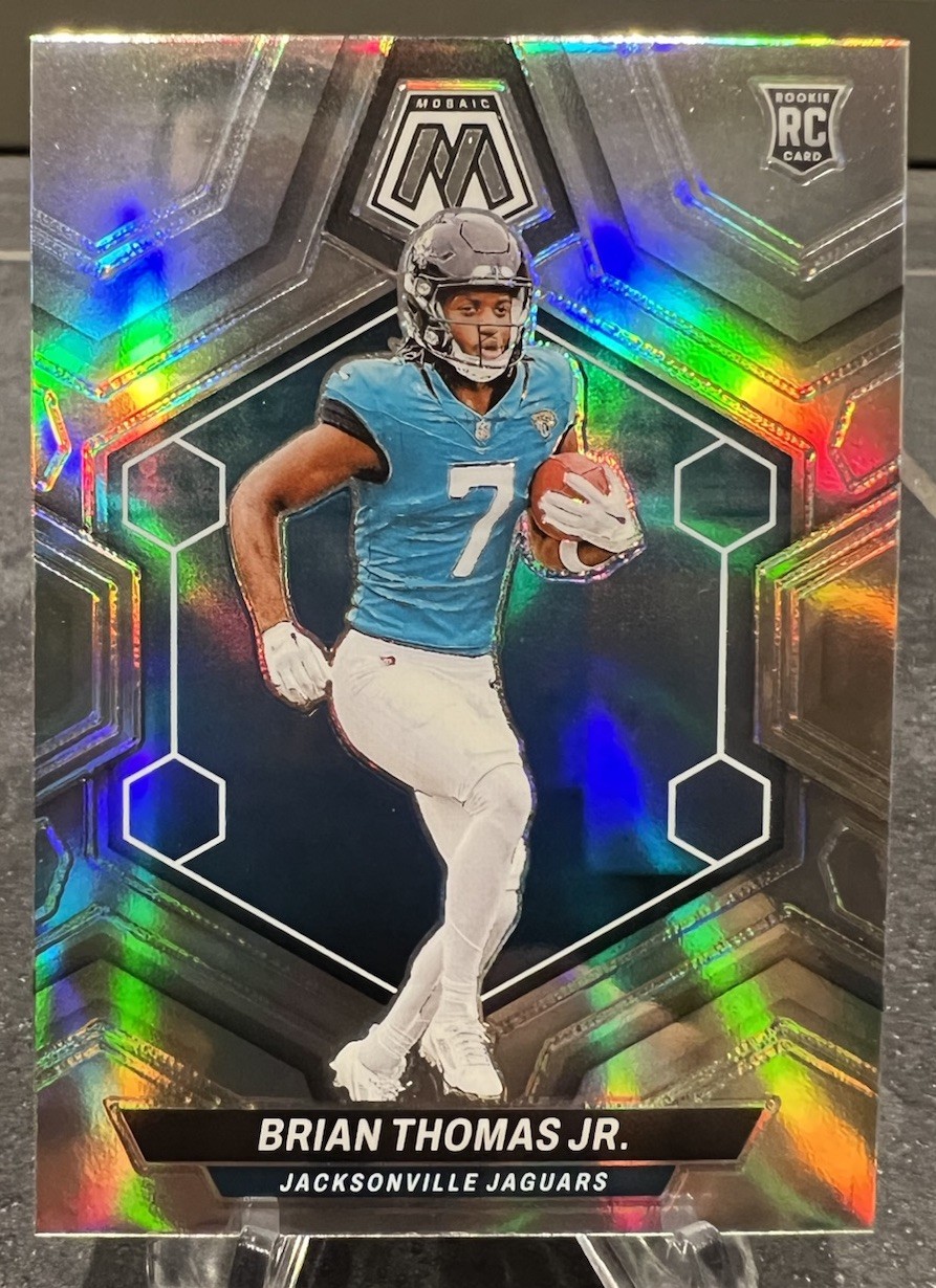 2024 Panini Mosaic - Rookies Brian Thomas Jr. #323 Silver Prizm (RC)