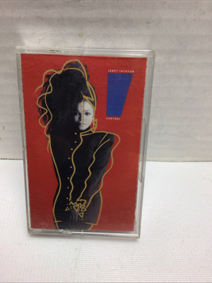 Vintage 1986 Janet Jackson Cassette Tape Control Album  Nasty TESTED