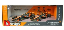 Model Car Formula 1 F1 1:43 Burago Set Mc Laren Mcl38 2024 Norris Piastri