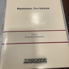 Osborne Personal Datebook