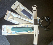 Fitbit Charge 6 Off White, Charging Cable & Extra Brand New S & L Straps