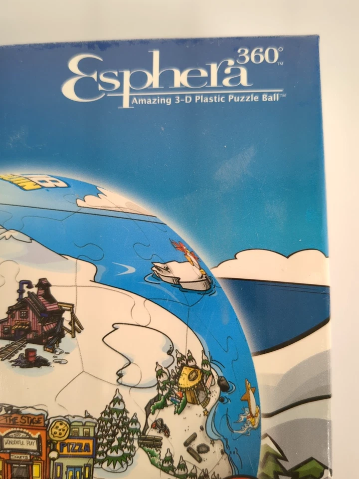 Rompecabezas bola 3D Disney Club Penguin Espera 60 piezas 2009 nuevo sellado Foto 4 de 4