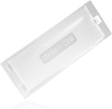 SPARES2GO Universal Cooker Hood Light Diffuser Lens Cover Plate (145Mm X 54Mm)