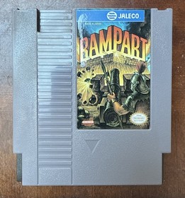 Rampart Nintendo NES Video Game Complete in Box