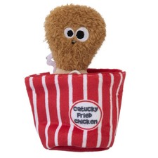 Mad Cat Catucky Fried Chicken Hide-A-Toy, Catnip + silvervine
