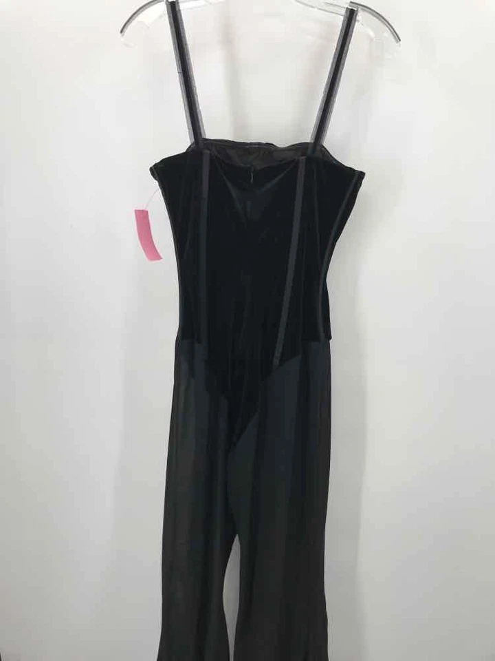 Б/у джинсовый комбинезон Innovare черный размер XS сетка без рукавов - Изображение 2 из 3