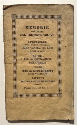 Verschiedene Erinnerungen an die beste Landwirtschaft - Aufl. 1841