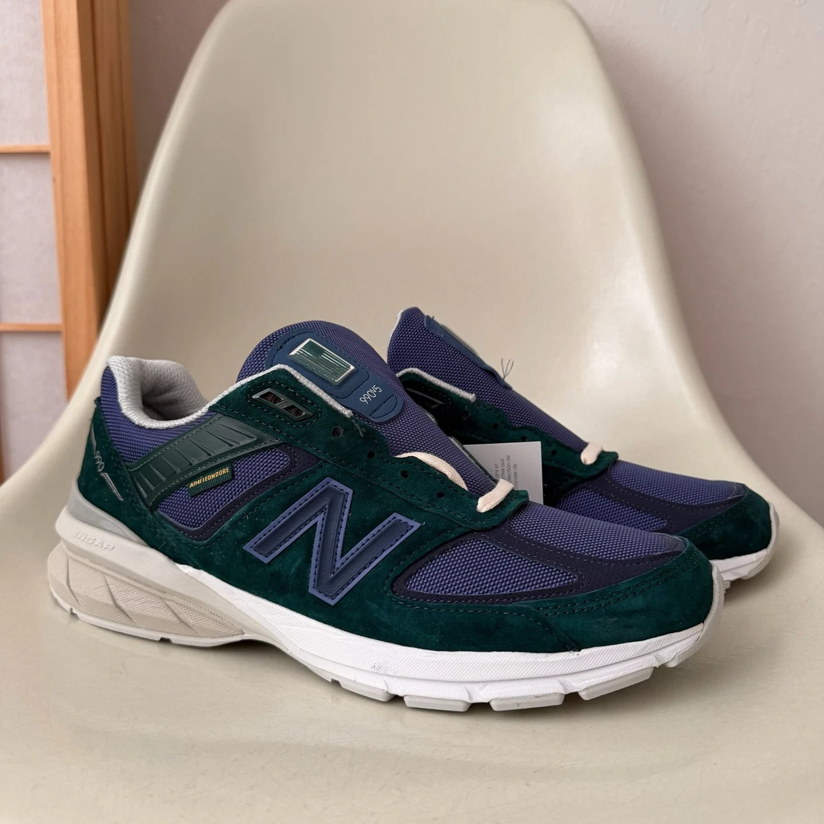 New Balance 990v5 x Aime Leon Dore Green 2019 for Sale