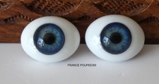 yeux de poupée en verre vintage - yeux en verre massif - 14mm