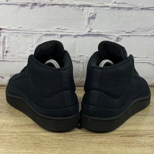 Allbirds Canvas Pacer Mid Top Sneakers Women's Size 8 Black Lace Up Shoes - Picture 4 of 9