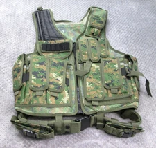 Tactical Combat Vest UTG Adjustable Military Airsoft Molle Gear Large Utility