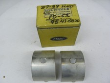 Nos Vintage Ford 52-6333-d Bearing Pair .020 Us 1937-1939 Flathead V8-60 60hp