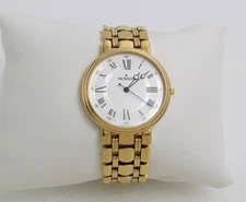 Vintage Swiss Made MOVADO Gold Tone Unisex Watch ESQ Collection Model  87-59-886