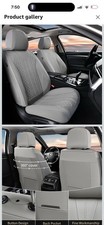 Luxury Faux Leather Car Seat Covers Front Seats Universal Fit For Most Vehicles