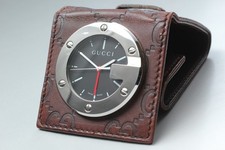 Alarm Tested Near MINT Gucci Travel 200 Alarm Quartz Watch From JAPAN
