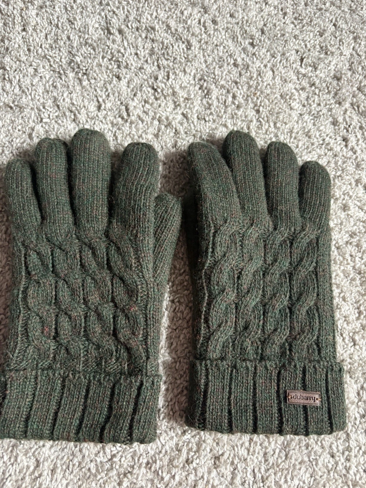 Dubarry of Ireland Men’s Green Winter Gloves Size M