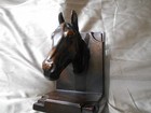 Vintage Metal Horse Nuart Bronzed Bookend ONE ONLY Horse FIgurine — photo 6