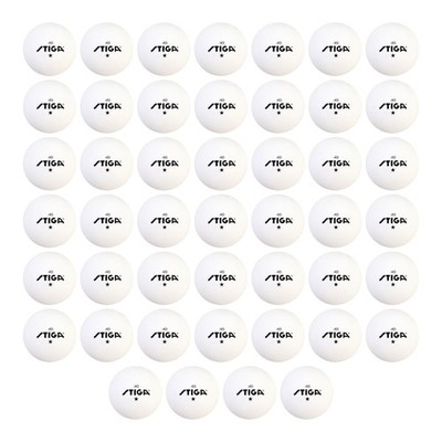 STIGA 1-Star Orange Balls (12-Pack) 46-Pack White