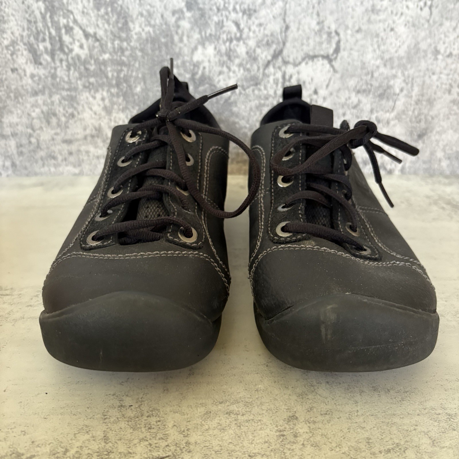 Scarpe Keen Black Lesterer uomo taglia 9 stringate escursionismo outdoor Boston lll