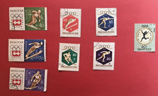 lot set of 8 stamps Hungary Magyar Post excellent RARE OLYMPICS 1960 1964