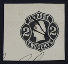 CKStamps: US Cut Square Stamps Collection Scott#U46 Used