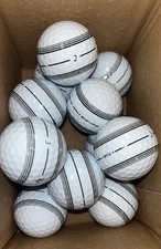 12 TAYLORMADE TP5 STRIPE PEARL/A GOLF BALLS