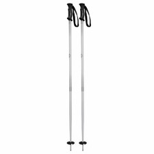 5th Element Shadow Ski Poles - White/Grey 130cm