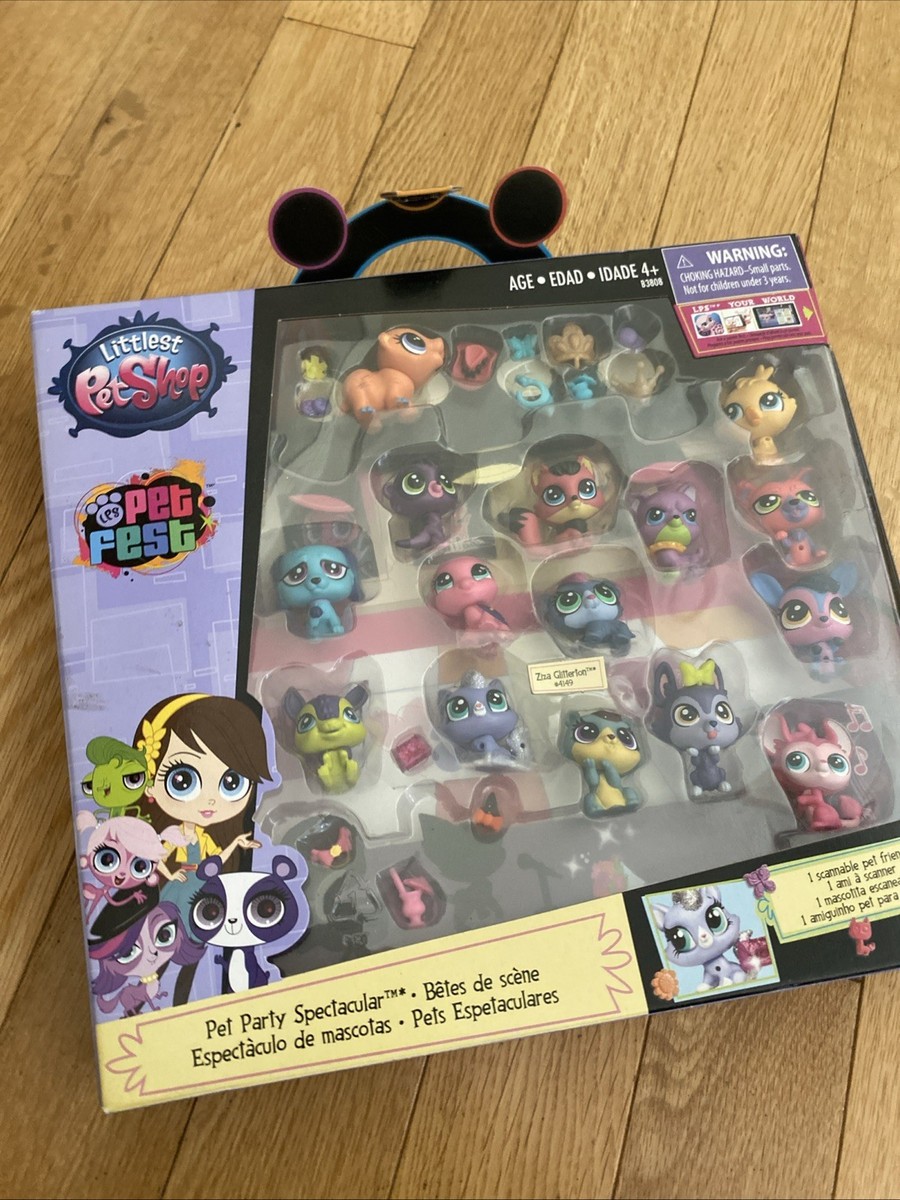 Littlest Pet Shop LPS Authentic #1700 Ferret Purple Green Eyes