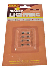 Hornby R8950 OO Skale Lighting Replacement Pack Four Glass Fuses Blister Packed.