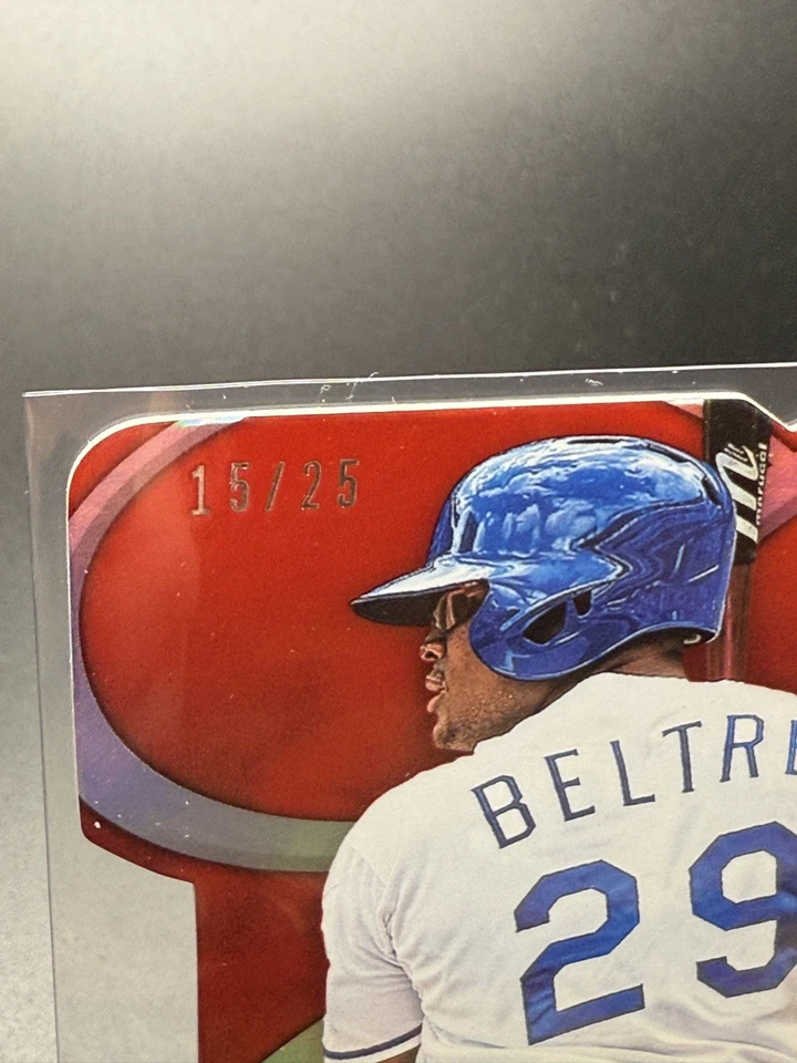 Donruss #52 2014 Adrian Beltre Elite rojo estado troquelado #/25 Foto 2 de 3
