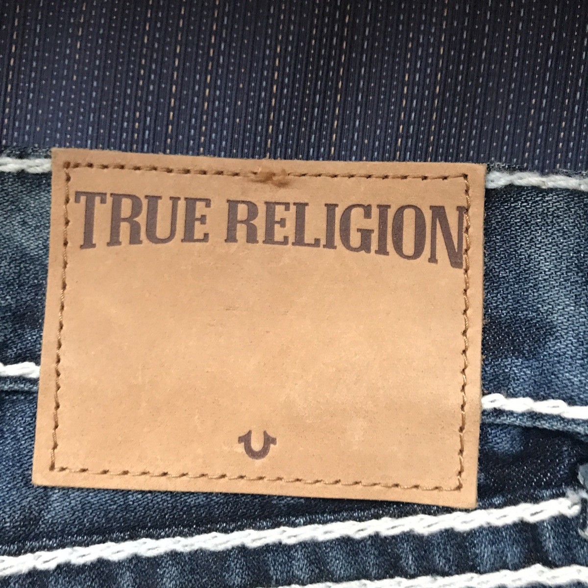 True Religion VINTAGE ROCCO ROPE STITCH RELAXED SLIM JEANS SIZE