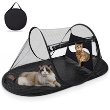 Outdoor Cat Tent with Removable Interactive Fabric,Outdoor Cat Encl... Fast Ship