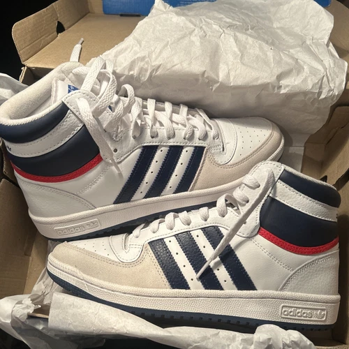 Size 8.5 - adidas Top Ten RB White Dark Blue