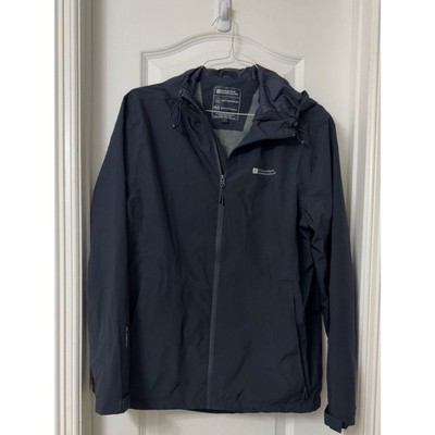 Mountain Warehouse Mens Covert Jacket Waterproof Breathable Rain Hoodie Coat M