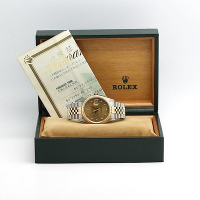 Rolex Datejust Stahl / Gold Ref: 16233 mit Rolex Box & Papiere von 1993