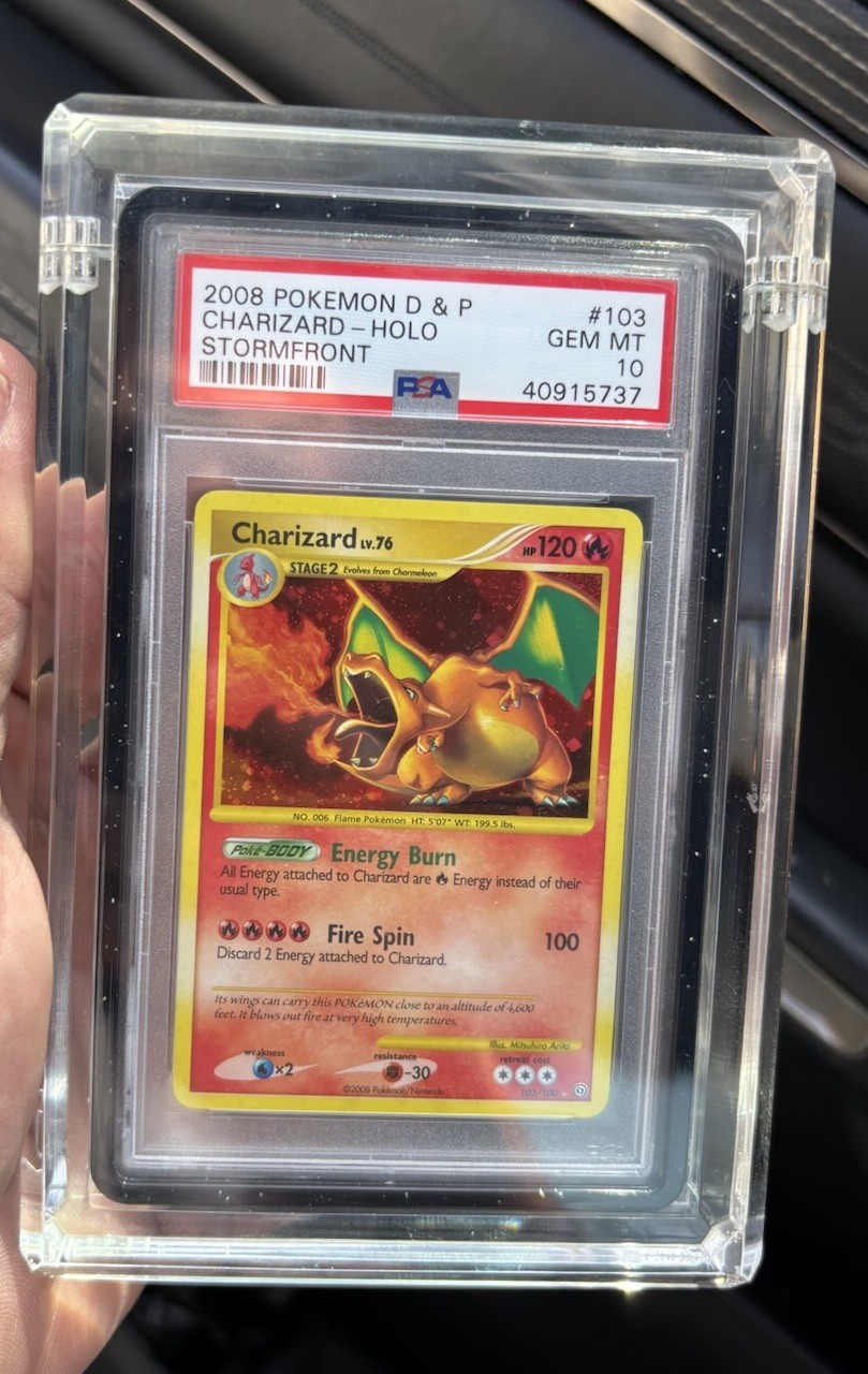 2008 POKEMON D & P CHARIZARD STORMFRONT #103 HOLO PSA 10 Gem Mint