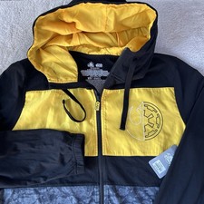 Disney Star Wars Full Zip Up Hooded Windbreaker Jacket Men  s Size Small NWT