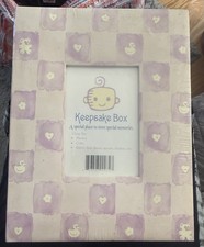 Brand New Baby Keepsake Box Purple Memory You  re Baby First Year