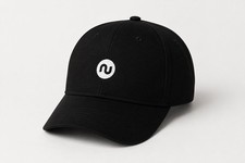 Flineo Baseball Cap One Size Black Cotton